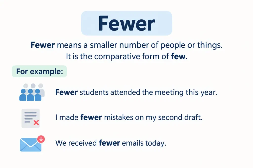 What Does “Fewer” Mean?